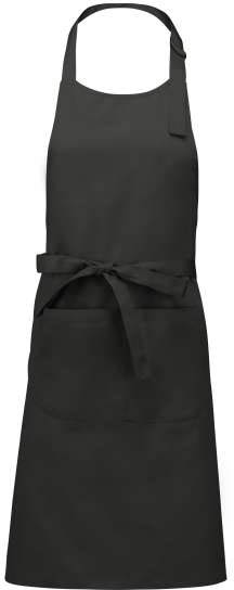 Kariban Cotton Apron With Pocket - Kariban Cotton Apron With Pocket - Charcoal