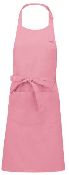 Kariban Cotton Apron With Pocket - ružová