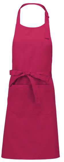 Kariban Cotton Apron With Pocket - Kariban Cotton Apron With Pocket - Heliconia