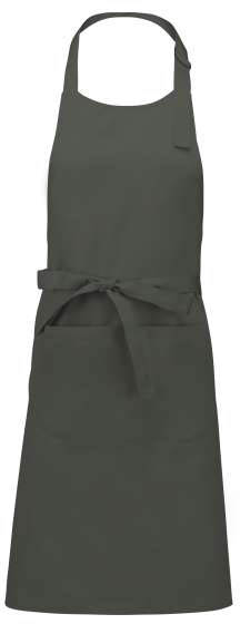 Kariban Cotton Apron With Pocket - Kariban Cotton Apron With Pocket - Olive