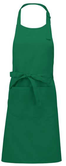 Kariban Cotton Apron With Pocket - Grün