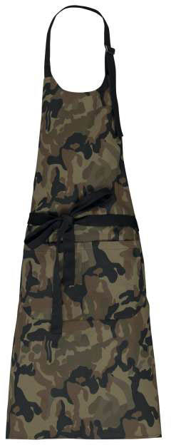 Kariban Cotton Apron With Pocket - Kariban Cotton Apron With Pocket - Camouflage