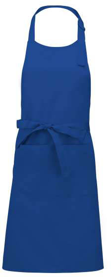 Kariban Cotton Apron With Pocket - Kariban Cotton Apron With Pocket - Royal