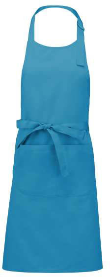 Kariban Cotton Apron With Pocket - blue