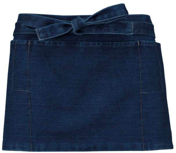 Kariban Cotton Short Apron - blau