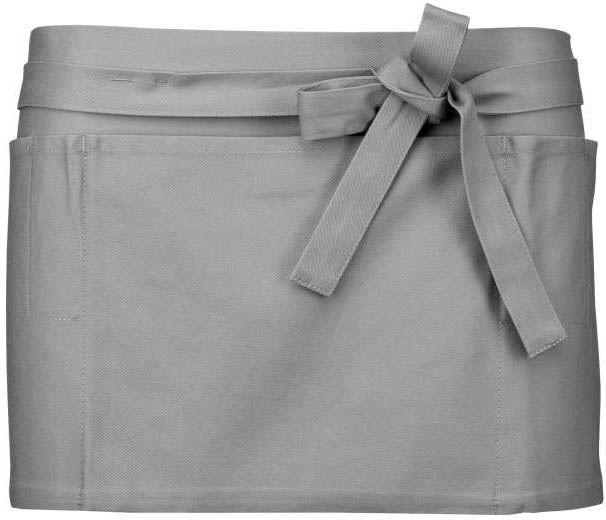 Kariban Cotton Short Apron - Grau