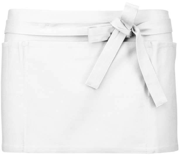 Kariban Cotton Short Apron - Kariban Cotton Short Apron - White