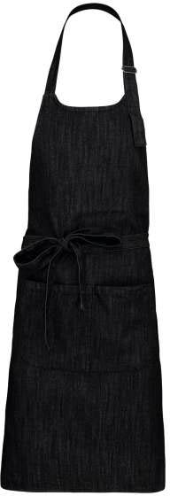 Kariban Polyester Cotton Apron With Pocket - Grau