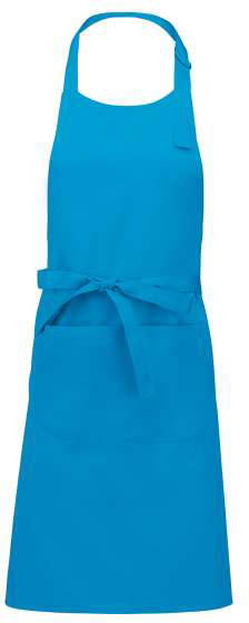 Kariban Polyester Cotton Apron With Pocket - Kariban Polyester Cotton Apron With Pocket - Iris