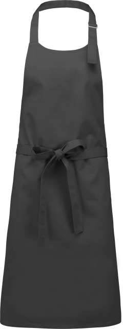 Kariban Cotton Apron Without Pocket - Kariban Cotton Apron Without Pocket - Charcoal