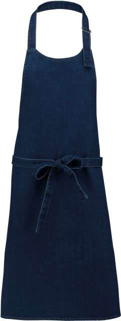 Kariban Cotton Apron Without Pocket - Kariban Cotton Apron Without Pocket - Indigo Blue