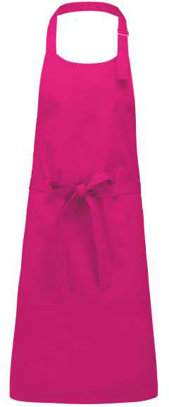 Kariban Cotton Apron Without Pocket - Rosa