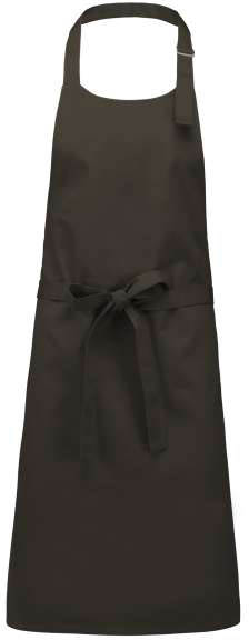 Kariban Cotton Apron Without Pocket - green