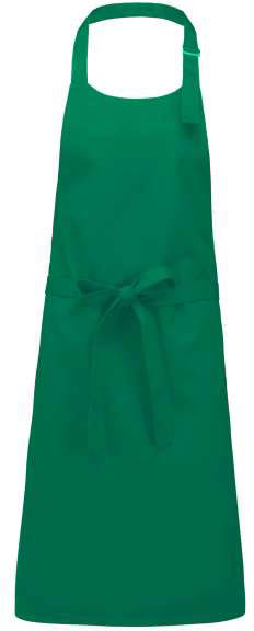 Kariban Cotton Apron Without Pocket - Grün