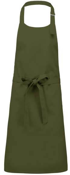 Kariban Cotton Apron Without Pocket - Kariban Cotton Apron Without Pocket - Military Green