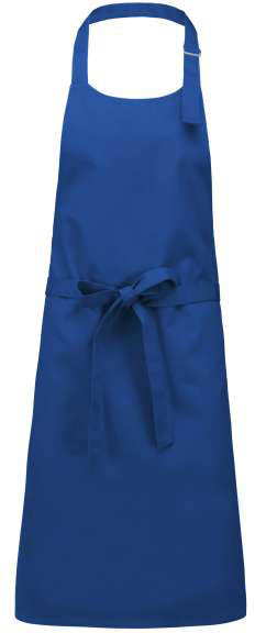 Kariban Cotton Apron Without Pocket - blue