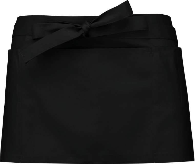 Kariban Polycotton Short Apron - black