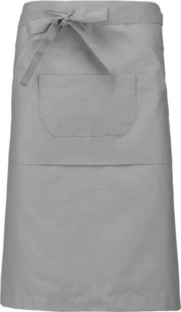 Kariban Polycotton Long Apron - Grau