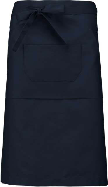 Kariban Polycotton Long Apron - modrá