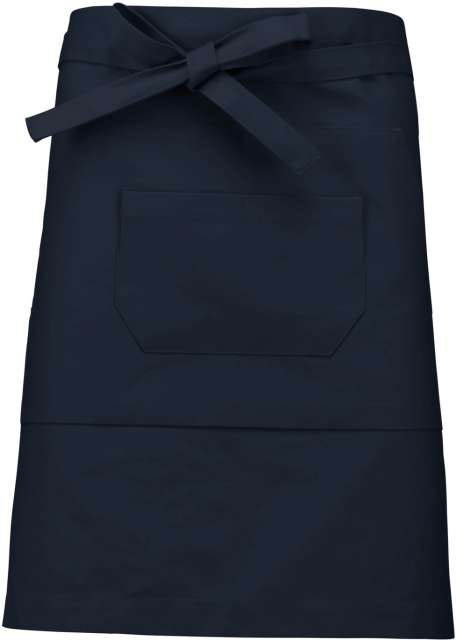 Kariban Polycotton Mid-length Apron - modrá