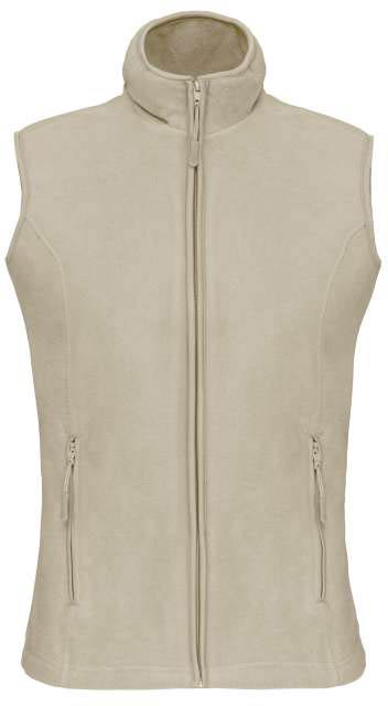 Kariban Melodie - Ladies' Microfleece Gilet - hnědá