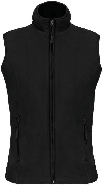 Kariban Melodie - Ladies' Microfleece Gilet - čierna