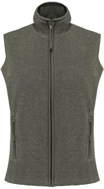 Kariban Melodie - Ladies' Microfleece Gilet - Kariban Melodie - Ladies' Microfleece Gilet - Heather Military Green