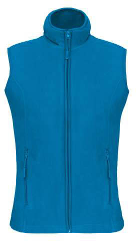 Kariban Melodie - Ladies' Microfleece Gilet - modrá