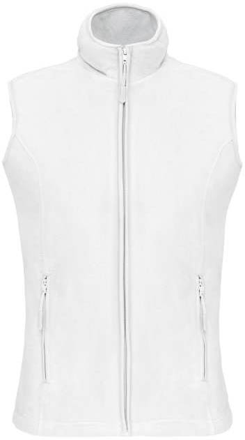 Kariban Melodie - Ladies' Microfleece Gilet - biela