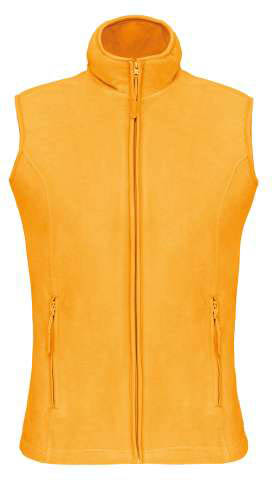 Kariban Melodie - Ladies' Microfleece Gilet - žltá