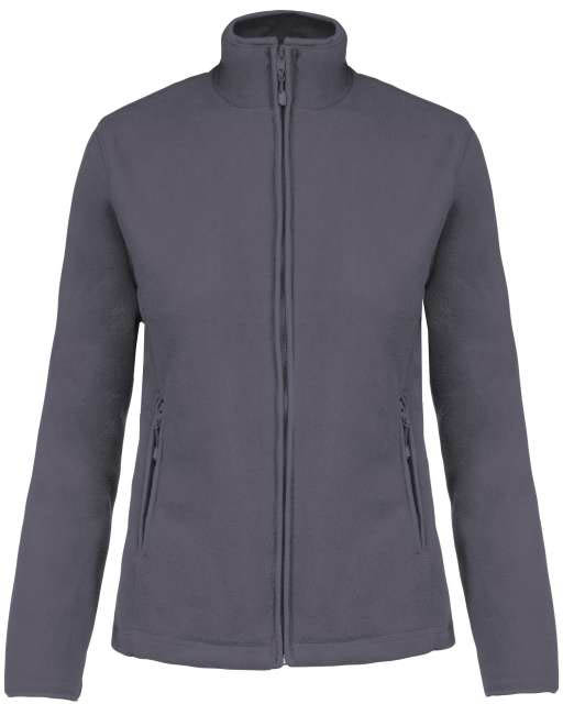 Kariban Maureen - Ladies' Full Zip Microfleece Jacket - šedá