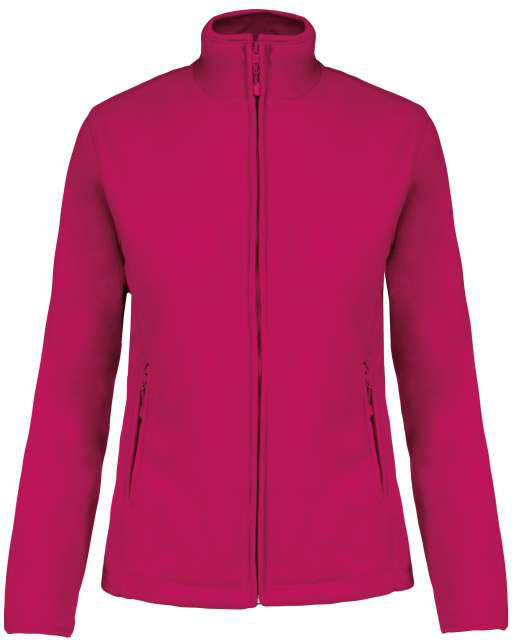 Kariban Maureen - Ladies' Full Zip Microfleece Jacket - růžová