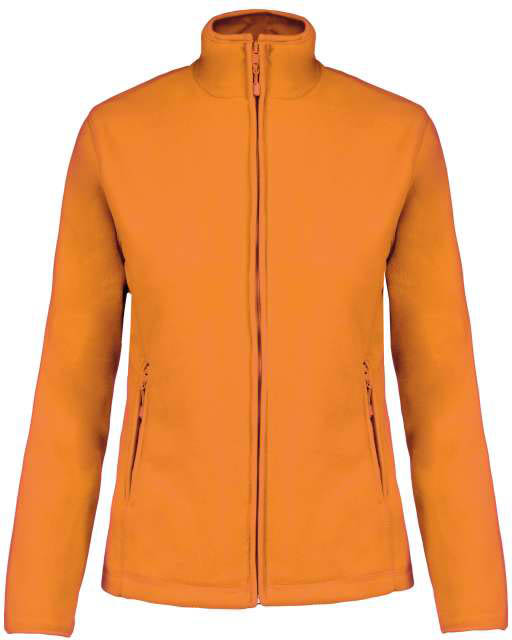 Kariban Maureen - Ladies' Full Zip Microfleece Jacket - oranžová
