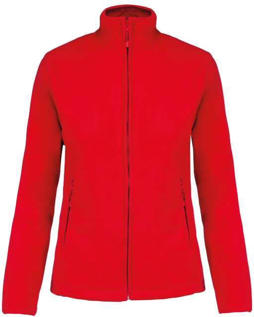 Kariban Maureen - Ladies' Full Zip Microfleece Jacket - red