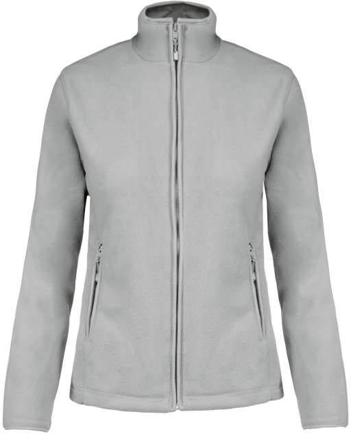 Kariban Maureen - Ladies' Full Zip Microfleece Jacket - šedá