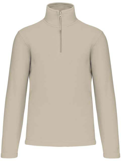 Kariban Enzo - Zip Neck Microfleece Jacket - hnedá