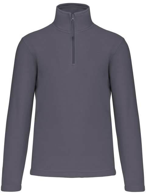 Kariban Enzo - Zip Neck Microfleece Jacket - grey