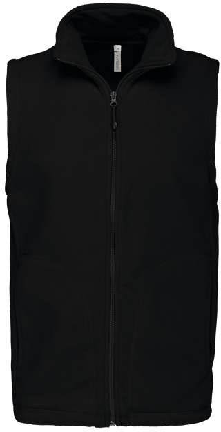 Kariban Luca - Men's Microfleece Gilet - black