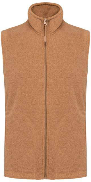 Kariban Luca - Men's Microfleece Gilet - Bräune