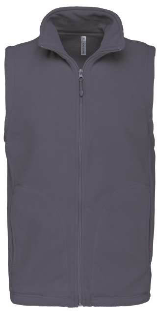 Kariban Luca - Men's Microfleece Gilet - grey