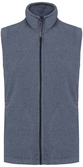 Kariban Luca - Men's Microfleece Gilet - Kariban Luca - Men's Microfleece Gilet - Heather Sport Dark Navy