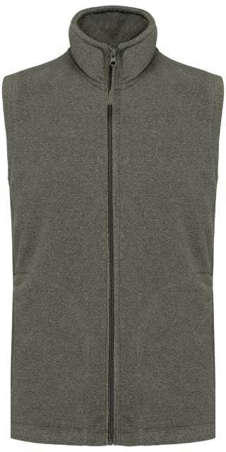 Kariban Luca - Men's Microfleece Gilet - zelená