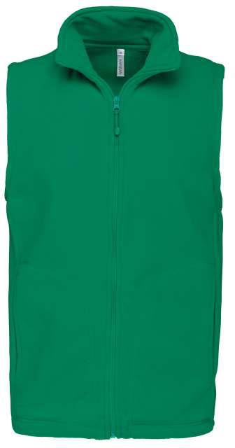 Kariban Luca - Men's Microfleece Gilet - Grün