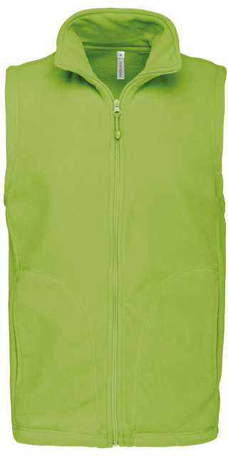 Kariban Luca - Men's Microfleece Gilet - green