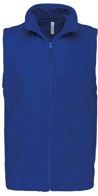 Kariban Luca - Men's Microfleece Gilet - blue