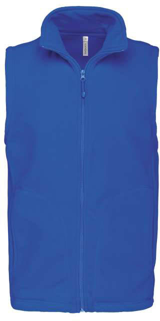 Kariban Luca - Men's Microfleece Gilet - blue