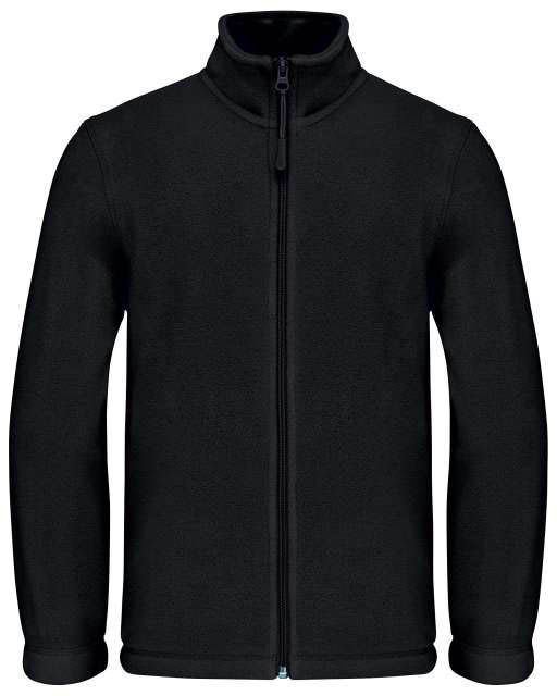 Kariban Kids' Full Zip Fleece Jacket - black