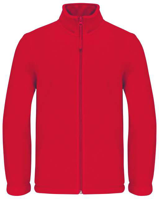 Kariban Kids' Full Zip Fleece Jacket - Kariban Kids' Full Zip Fleece Jacket - Cherry Red