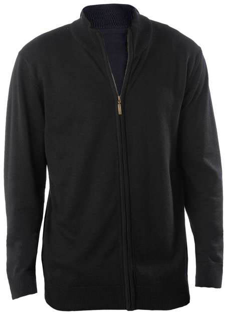 Kariban Men's Full Zip Cardigan - černá