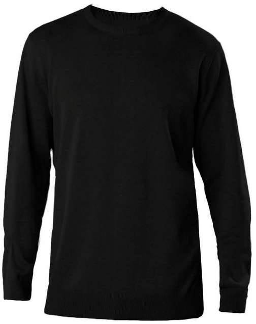 Kariban Men's Crew Neck Jumper - schwarz